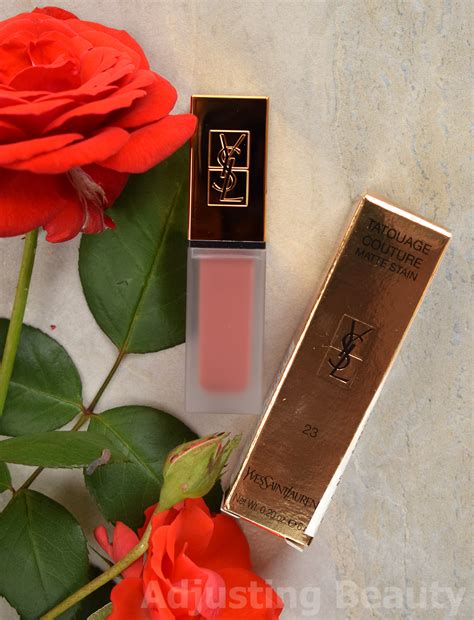 ysl tatouage couture 23 dupe|ysl liquid matte lip stain.